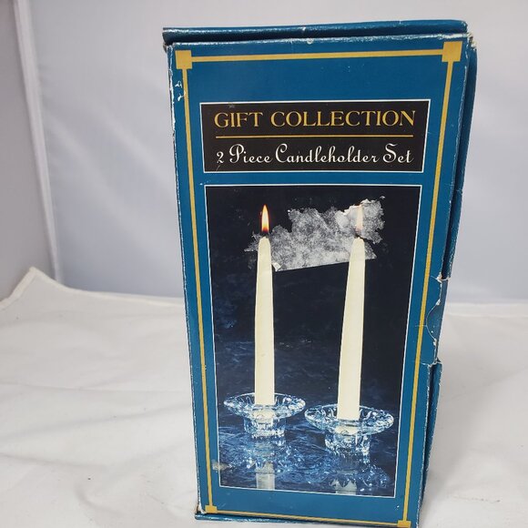 KOMODO INTERNATIONAL CANDLE HOLDERS 2 PIECE SET - Picture 1 of 6